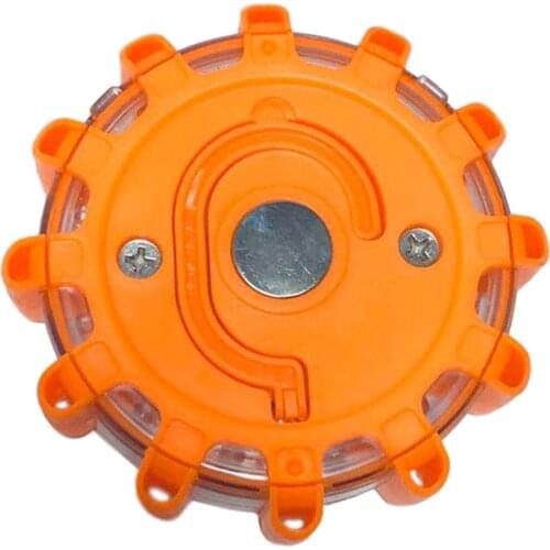 3xSafety Flare Car Roadside Beacon Emergency Warning Light Hook Design Orange
