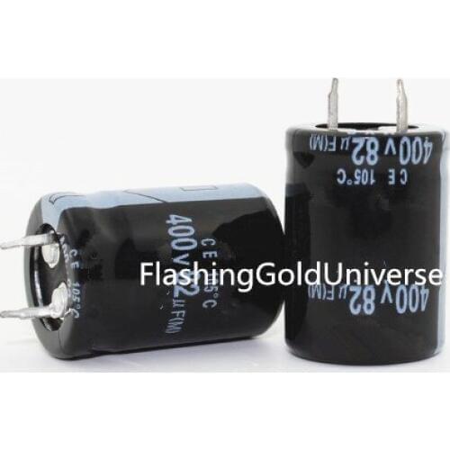 400V 82UF 82UF 400V Electrolytic Capacitor volume 22X30 best quality