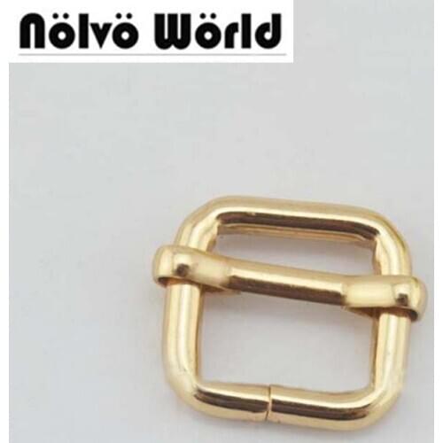 50pcs 5 colors 4.0mm inner 20X20mm(3/4 inch) DIY Belt Ribbon Roll Buckle Strap Adjuster Buckles