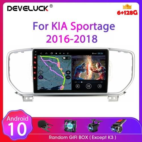 For KIA Sportage 4 KX5 2016-2018 9" Android Car Radio Multimedia Video Player GPS Navigation 2 din DVD stereo Head Unit speaker