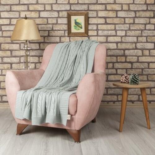 Betires Home Knitted Throw