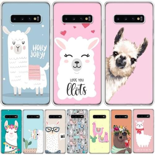 Lama Llama Alpacas Animal Phone Case For Samsung GalaxyA90 A71 A70 A51 A50 A41 A40 A30 A21 A10 A9 A8 A7 A6Plus M30S A20E A01 A10