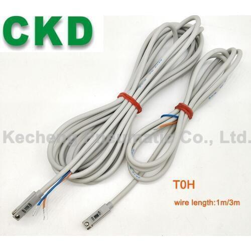 1pcs CKD Pneumatic Cylinder Switch TOH T0H Proximity Sensor 1m/3m