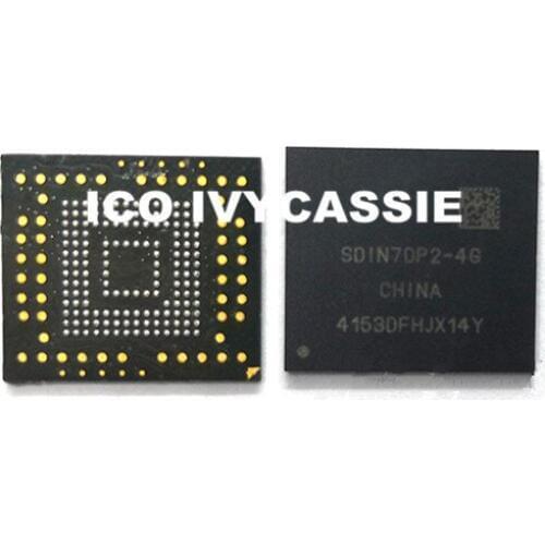 SDIN7DP2-4G eMMC 4GB BGA153 NAND flash memory IC chip Used 100% Tested Good