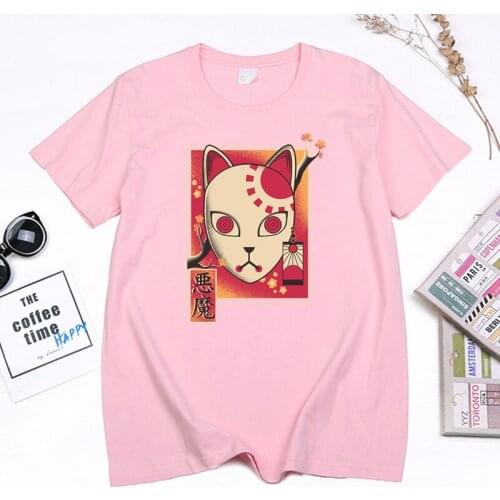 Cool Tanjirou Hot Japan Anime Demon Slayer T-shirt Summer Fashion Casual Unisex T Shirt Funny Cartoon Print Ullzang Vintage Tees