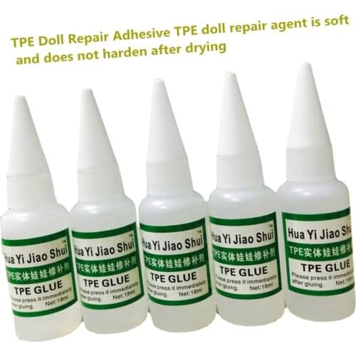 TPE Doll Repair Adhesive TPE doll repair agent is soft and does not harden after drying
