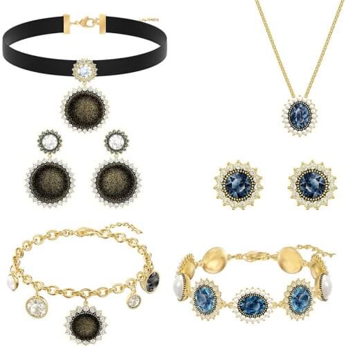 Fashion Ladies Jewelry Vintage Jewelry Set Vintage Necklace and Earring Bracelet Beautiful Gift for Girl Jewelry