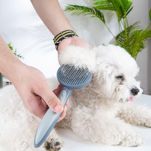 Stainless Steel + Plastic Cat Comb Dog Comb Cat Hair Comb Pet Dog Hair Special Needle Comb Cat Hair Cleaner Cleaning Pet Product