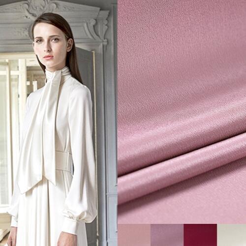 114CM Wide 30MM Solid Color Heavy Silk Fabric for Spring and Summer Dress Blouse DE396