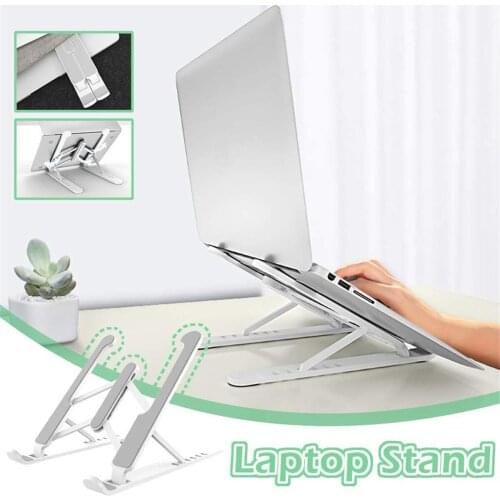 Portable Foldable Laptop Stand Notebook Riser Adjustable Desk Computer Holder