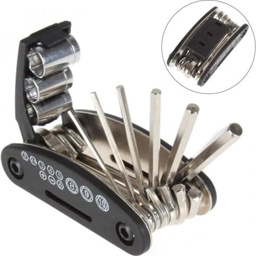 ROBESBON 16 in1 Multi-function Bike Bicycle Cycling Repair Tools Kits with Wrench / Screwdriver