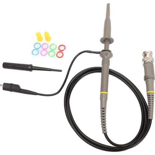 High Quality 100MHz Scope Clip Probe 1 Set P6100 DC-100MHz TFT Pocket-size Digital Oscilloscope Probe Alligator Clip Test Probe