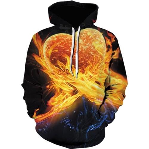 Skull Flaming 3D print men women hooded funny hoodie sweatshirt fashion graphic hoodie casual streetwear pullover winter jacket