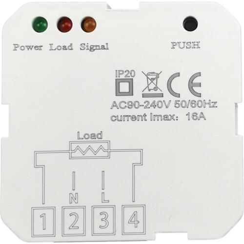 WIFI & RF Module 16A Receiver Wireless Room Thermostat for Heating System Temperature Controller