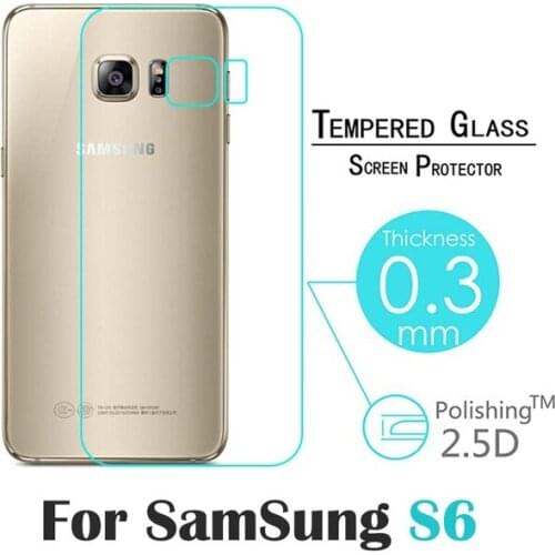 Tempered Glass For Samsung Galaxy S6 G9200 Screen Protector protective film For Samsung Galaxy S6 G9200 Back Film
