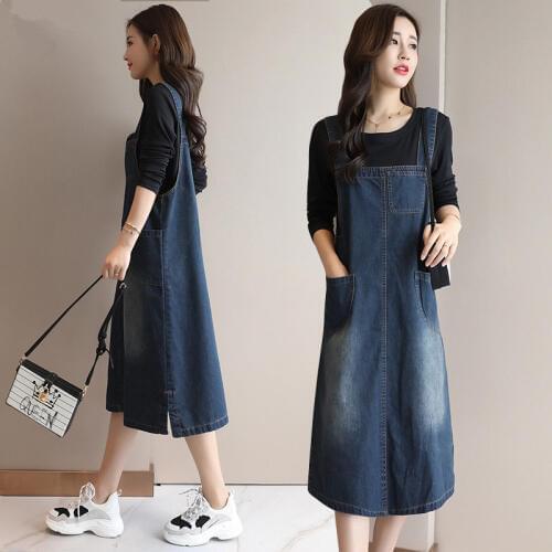 Women clothing denim fabric Wash dresses women dresses suspenders shorts women summer dresses