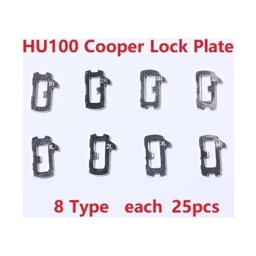 200(pcs)HU100 Car Lock Reed Locking Plate For Camaro Buick New Regal LaCrosse GL8 Chevrolet Malibu Cruze