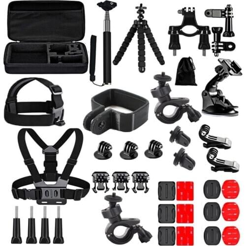 40 in 1 pocket camera kit base screw Selfie stick tripod Chest strap suction cup Mountain bikes bracket for FIMI PALM camera