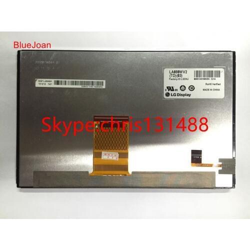 Free DHL/EMS shipping original 8Inch LCD display LA080WV2(TD)(03) LA080WV2-TD03 screen panel for Toyota JBL MAP Navi audio
