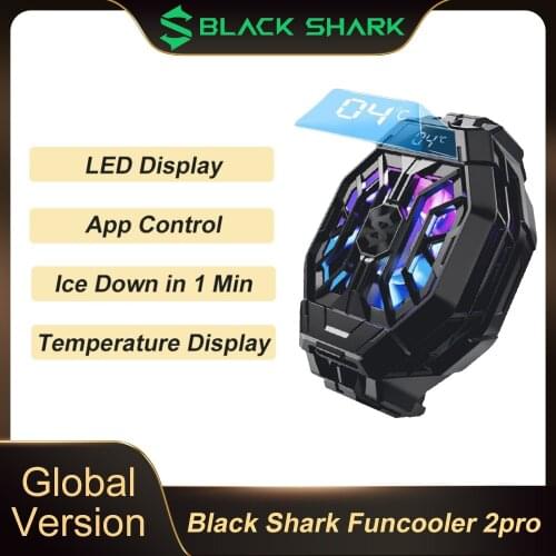 Spain In Stock Black Shark FunCooler Pro BR20 Super Bluetooth Compatibility For IOS/Android Smart Adjustable Fun Cooler