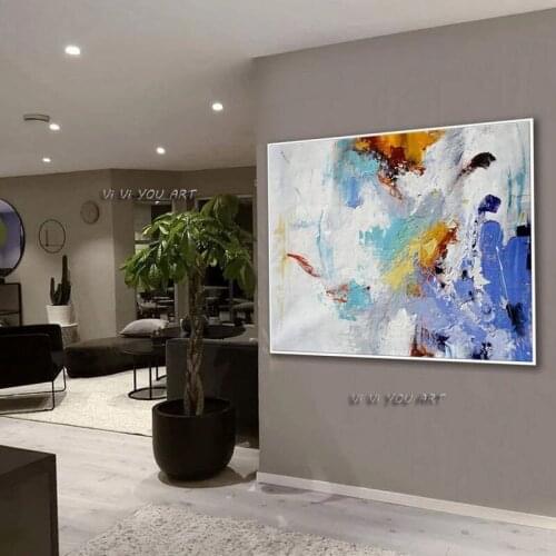 100% Handmade Abstract Artwork Modern Contemporary Large Canvas Wall Art Painting Art Work Office Living Room Decoration