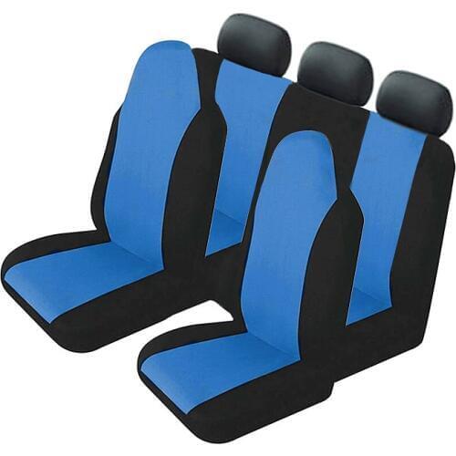 Car Seat Cover 9 Set Full Seats Protector Universal Styling Auto Interior Accessories Decoration for Crossovers Sedans
