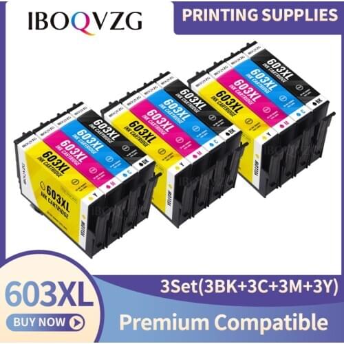 IBOQVZG For Epson 603XL 603 T603XL ink cartridges t603 Expression Home XP-3100 XP-4100 XP-2100 XP-2105 XP-3105 XP-4105 Printer