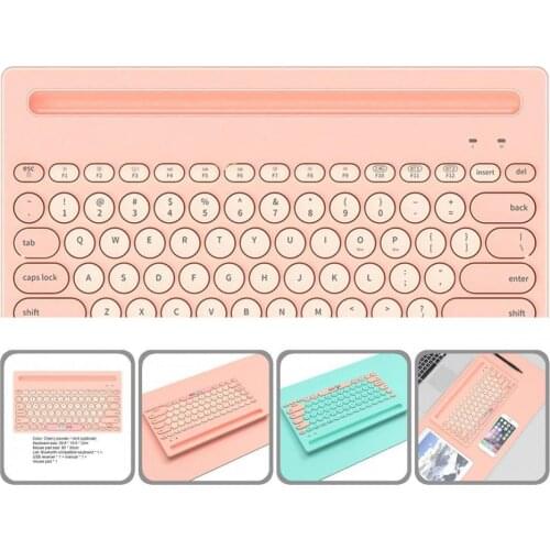 Fine Workmanship Laptop Keyboard 2 Colors Optional 10M Stable Connection Reliable 10M Stable Connection Office Keyboard