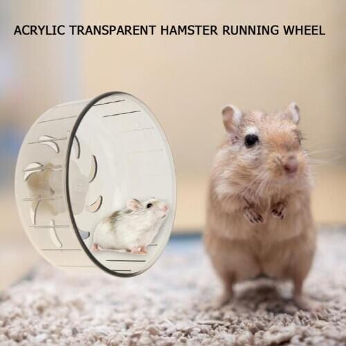 New Hamster Running Wheels Quality Hamster Wheels Transparent Running Jogging For Hamster Small Pet Supplies