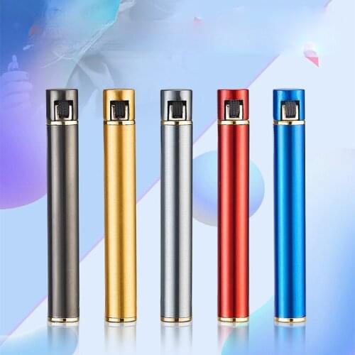 Easy and Convenient Cylindrical Cigarette Lighter Creative Grinding Wheel Open Flame Lighter Smoking Accessories for Weed