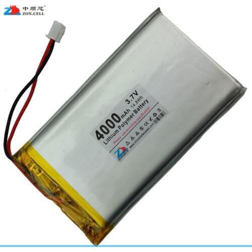 In the shipping core 4000mAh 407793 3.7V lithium polymer battery 407595 navigator video machine Rechargeable Li-ion Cell