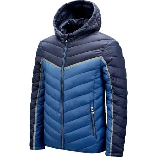 Men Autumn Classic Outfits Thick Parka Jacket 2021 Winter New Casual Detachable Hat Patchwork Warm Parkas Jackets Coat