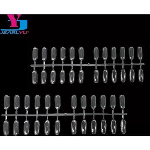 10pcs/set Transparent Board Display Nail Art Tips False Stick Practice Fan Nail Stuff For Polish UV Gel Showing Tools Acessorios