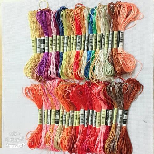 Oneroom 10 pieces thread-silk embroidery thread / embroidery Spiraea / silk line / Hand-embroidered threads