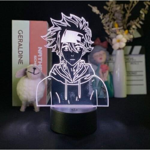 LED Night Light Sensor Food Wars Shokugeki No Soma Yukihira Anime Neon Table Lamp 3D Teenagers Kids Gift APP Control Nightlight