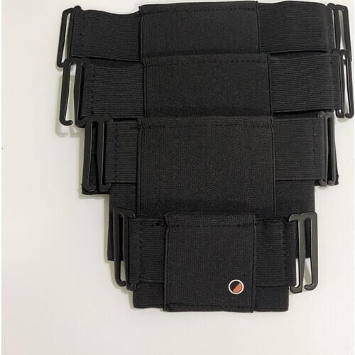 Simple Black Ultrathin Waist Bag Phone Pouch Minimalist Invisible Belt Bags High Elastic Mini Key Card Holder Pouch