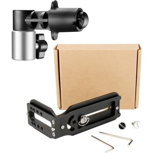 Universal Camera L Bracket Quick Release L Plate 1/4 Inch Screw Swiss Vertical Video & Photography Reflector Holder Clip