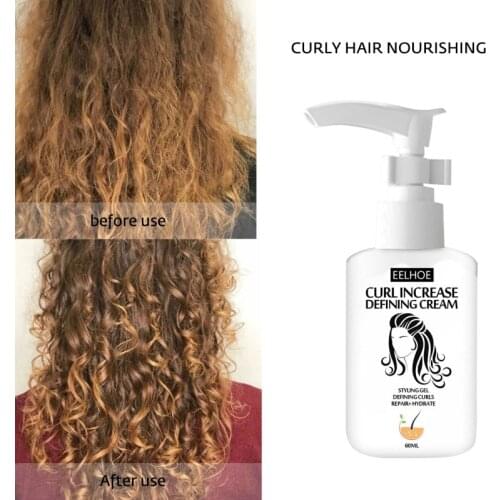 Defining Cream Perfect Curls Hair Booster Cream Instant Effect Drying Frizz Control Hair Style Setting Cream