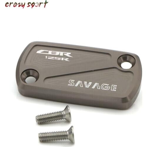 Rear Brake Master Cylinder Fluid Reservoir Cover For HONDA CBR125R CBR 125R CBR125 R 2004-2010 Motorcycle Accessories