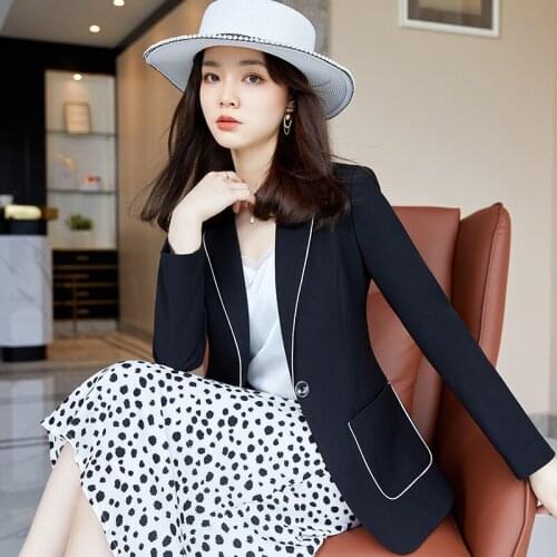 Small Suit Jacket for Women 2021 Spring and Autumn New Korean Style Slim Fit Graceful Online Influencer Fried Street Suit Jacket