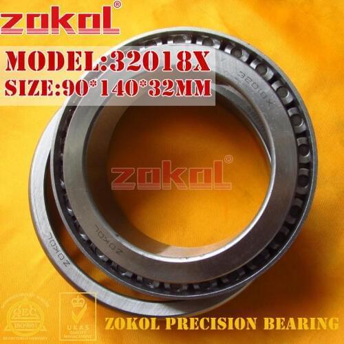 ZOKOL 32018 X bearing 32018X 2007118E Tapered Roller Bearing 90*140*32mm