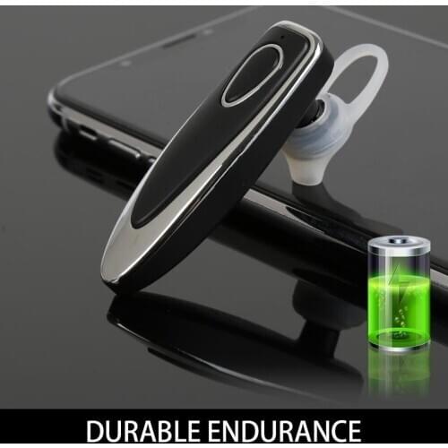1PC Bluetooth Wireless Headset Long Standby with Mic Handsfree Wireless Bluetooth Earphone Ear Hook Earbud