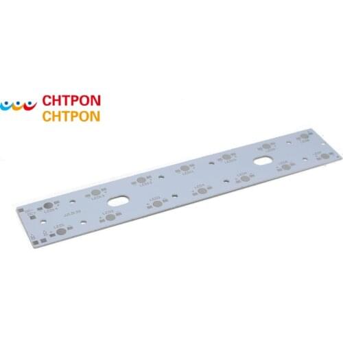 257mm x 47mm Aluminium PCB Circuit Board for 14PCS x 1W,3W,5W LED In Series