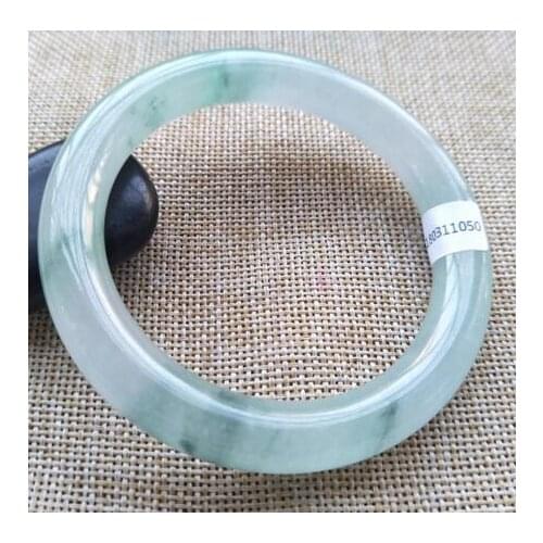 58-60mm Certified 100% Natural Lavender Jadeite JADE Bracelet Bangle A050Certificate delivery)