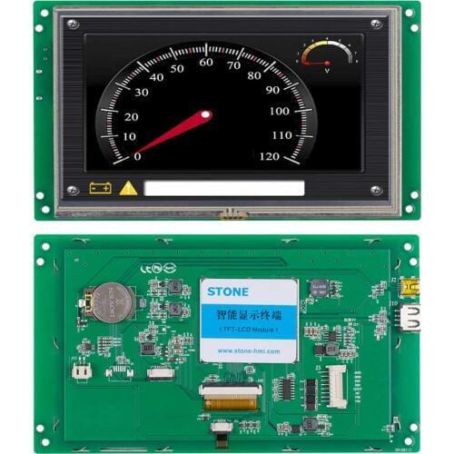 7.0 Ingelligent TFT LCD Touch Panel Monitor Work In Automatic Control Solution With TTL Port