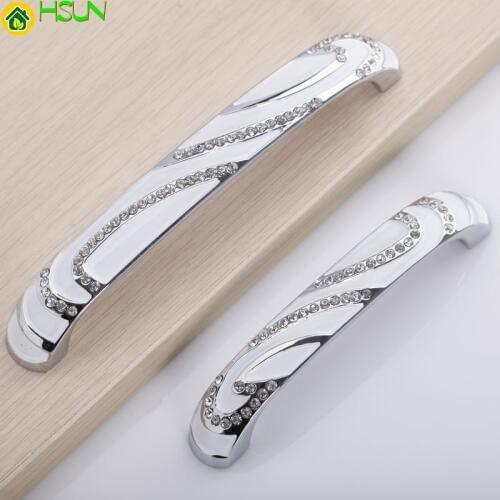 White Crystal Mosaic Dresser Drawer Pulls Handles Knobs / Kitchen Cabinet Handle Knob Pull Furniture Hardware