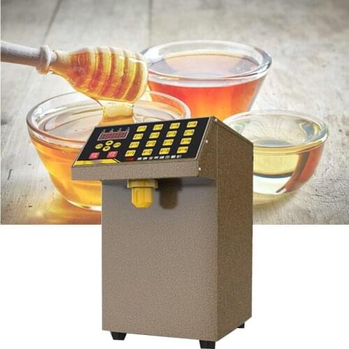 Free Shipping Bubble Tea Sugar Dispenser 16 Grid Syrup Dispenser Milk Tea Fructose Dispenser Bubble Tea Machine