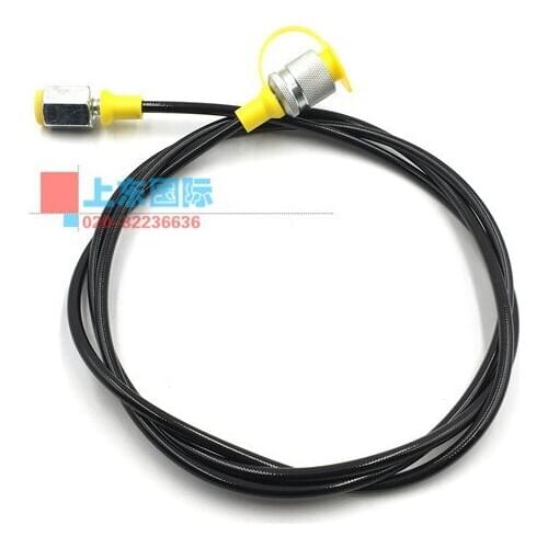 Free shipping High-Pressure Pressure Hose Total 63 MPa Pressure Joint Excavator Hydraulic System Test Tubing Pressure Gauge Line