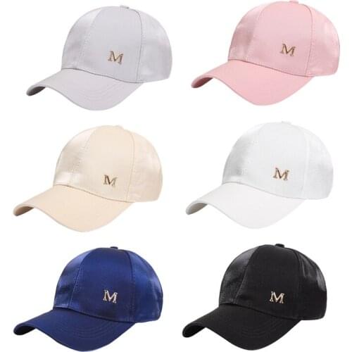 New Outdoor Sport Baseball Cap Fashion M Letter Design Cap Adjustable Women Cap Fashion Hip Hop Hat