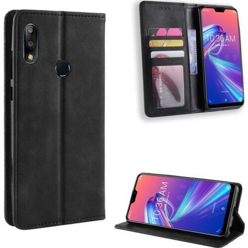 For Asus Zenfone Max Plus M2 ZB634KL Case Wallet Card Stand Magnetic Book Cover For Asus Zenfone Max Shot ZB634KL Phone Cases